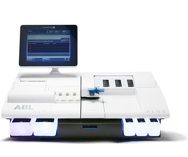 Analisador de gases no sangue ABL800 FLEX da Radiometer
